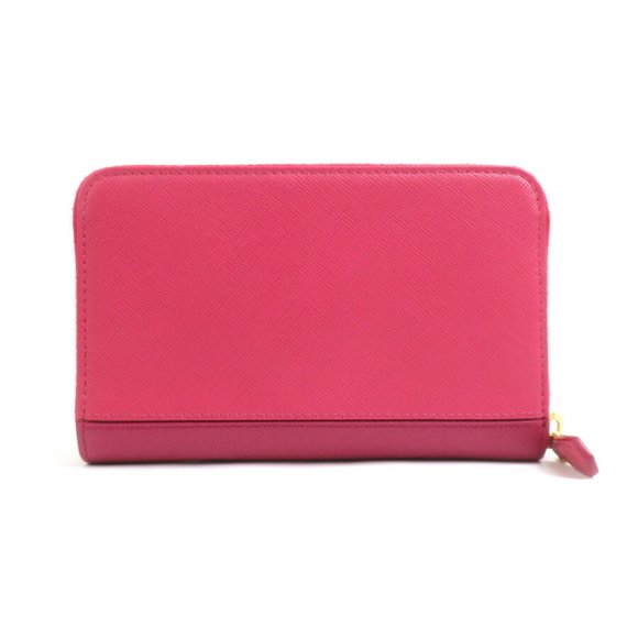 Prada Compact Wallet in Pink Leather for Women (h31458a)
